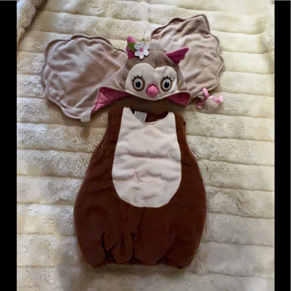 Pottery Barn Kids Brown and Cream Owl Costume